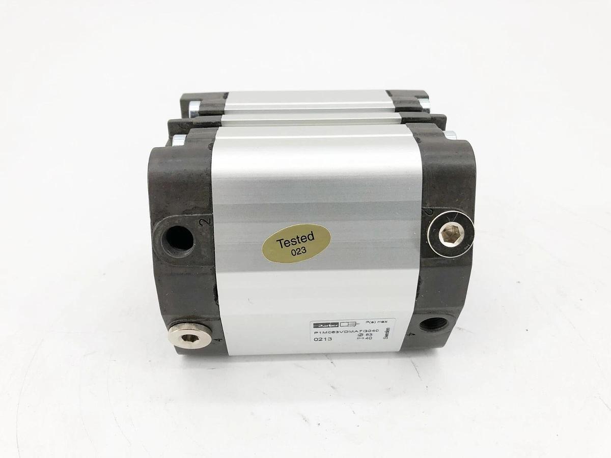 New Parker P1M063VDMA7G040 Short Build Cylinder 63mm Bore 40mm Stroke