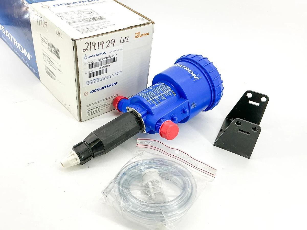 New Dosatron D25RE1500VFII Dosing Pump 11GPM 1:1500-1:500 85PSI D25RE1500