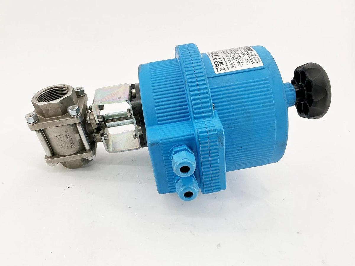 New Valbia VB060 85H01006 Valve Actuator 120/240V w/ 1-1/4" SS Valve - No Box