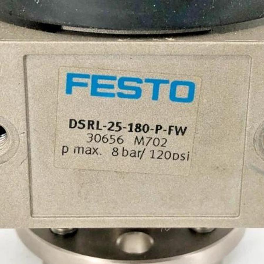 New Festo DSRL-25-180-P-FW Quarter Turn Actuator 120psi 30656 (Missing Parts)