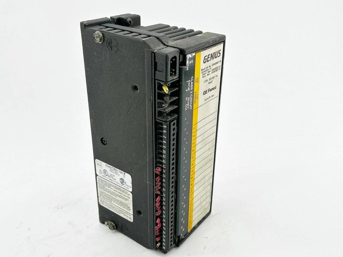Used GE Fanuc IC660EBD110K I/O Module 16 Circuit 115V 50/60Hz