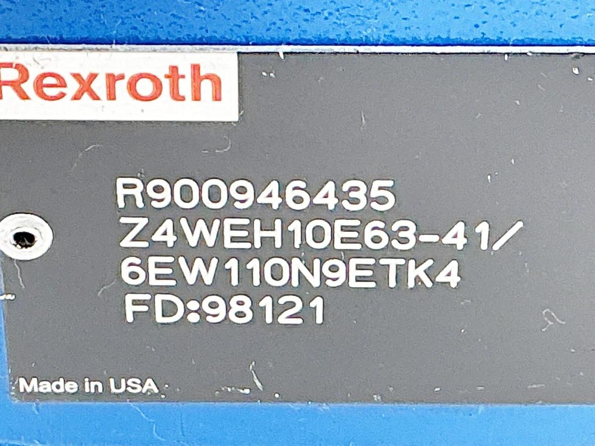 New Rexroth Z4WEH10E63-41/6EW110N9ETK4 Solenoid Valve R900946435 - No Box