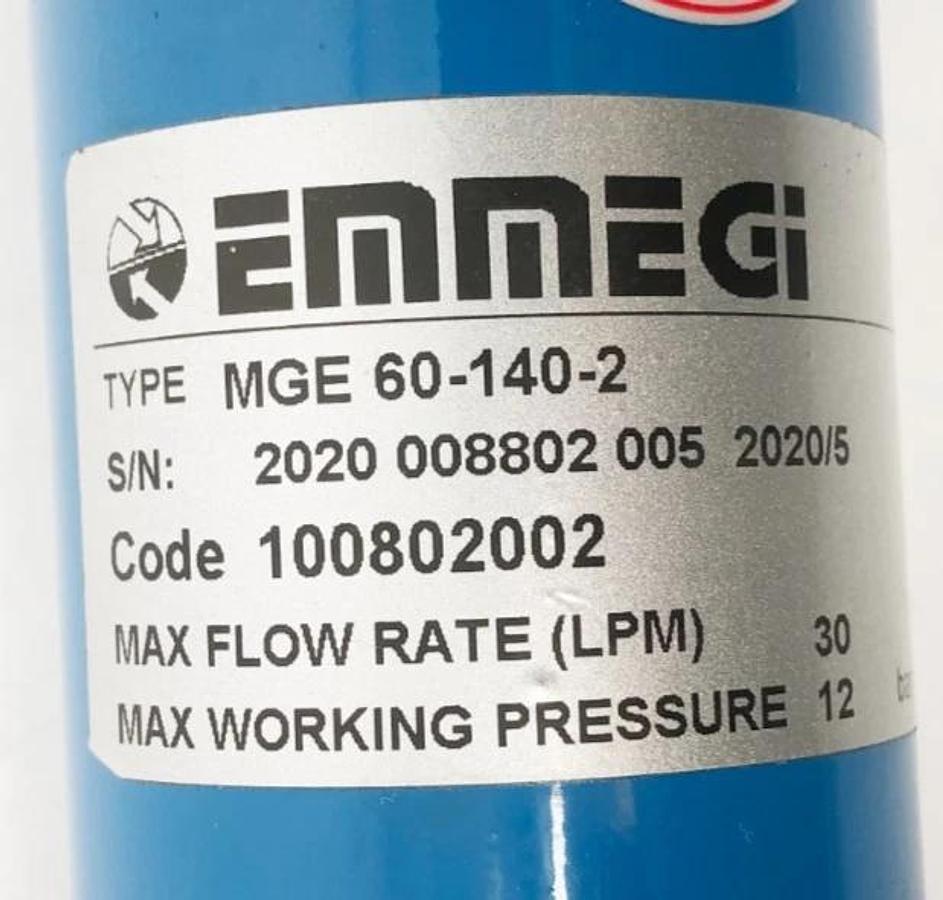 New Emmegi MGE 60-140-2 Heat Exchanger 30LPM 12 bar 100802002 - No Box