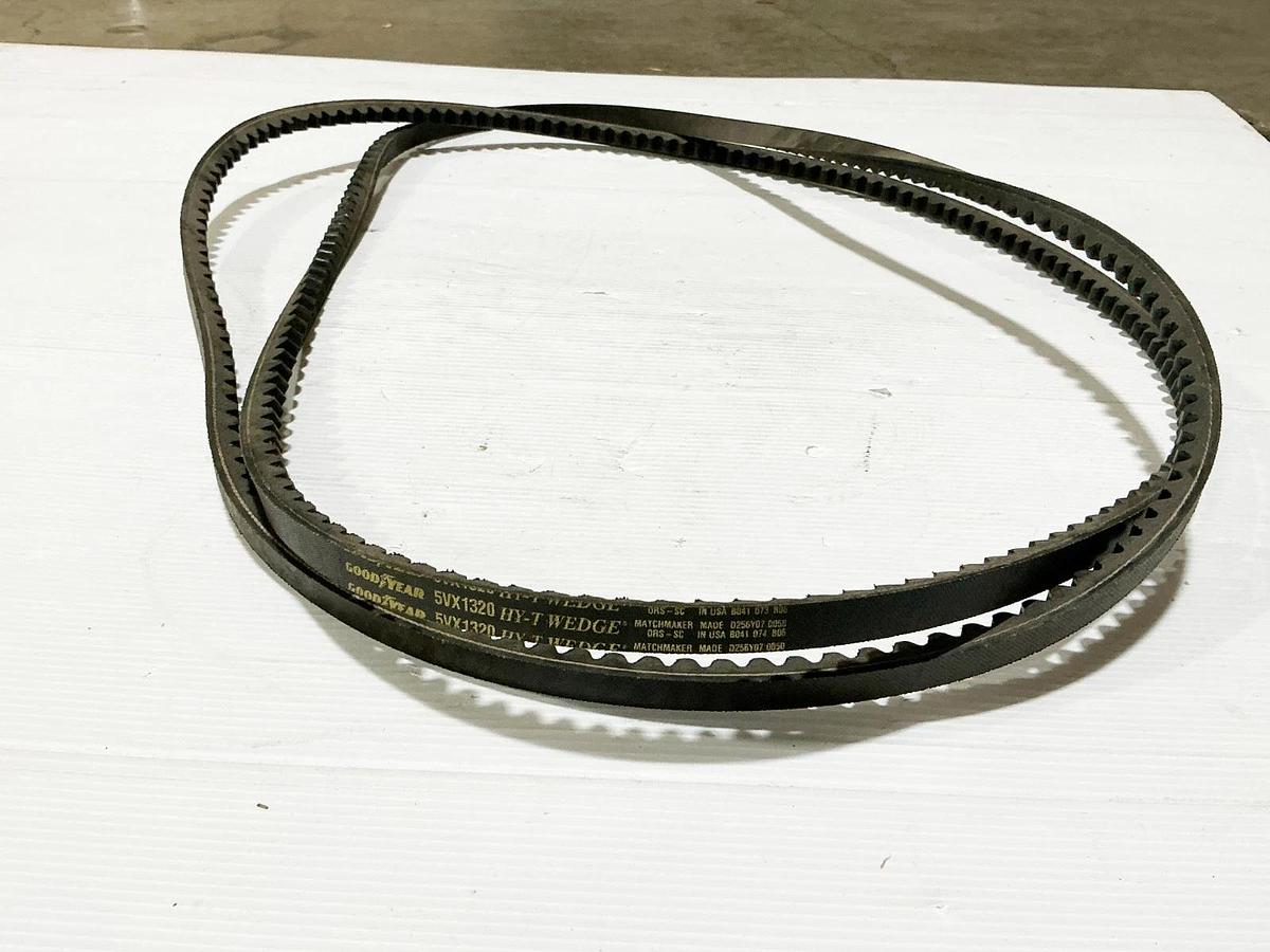 New Goodyear 5VX1320 Cogged Belt 132" Length 0.62" Width - No Box