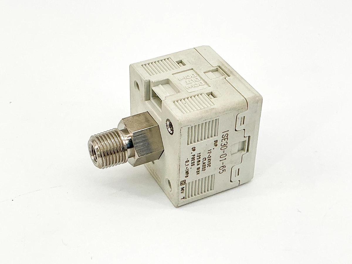 New SMC ISE30-01-65-L Pressure Switch 12-24VDC 125mA