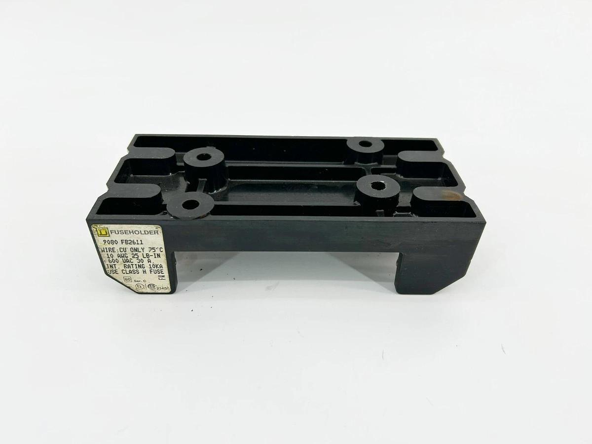 New Square D 9080 FB2611 Fuse Holder, 2P 600V, 30 A