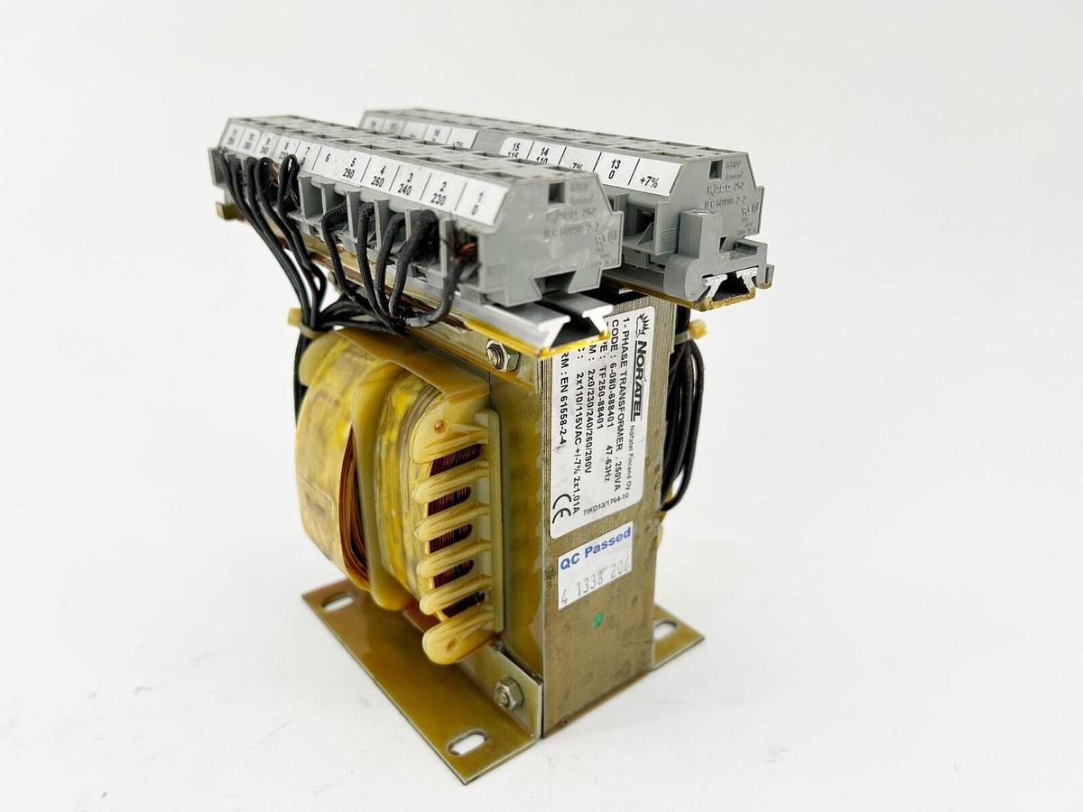 New Noratel TF250-88401 Transformer 250V 63Hz 6-080-688401 EN61558-2-4 - No Box