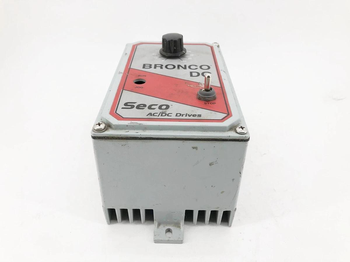 Used Seco Bronco B160 Adjustable Speed AC/DC Drive AC In: 115V 15A (For Parts Only)