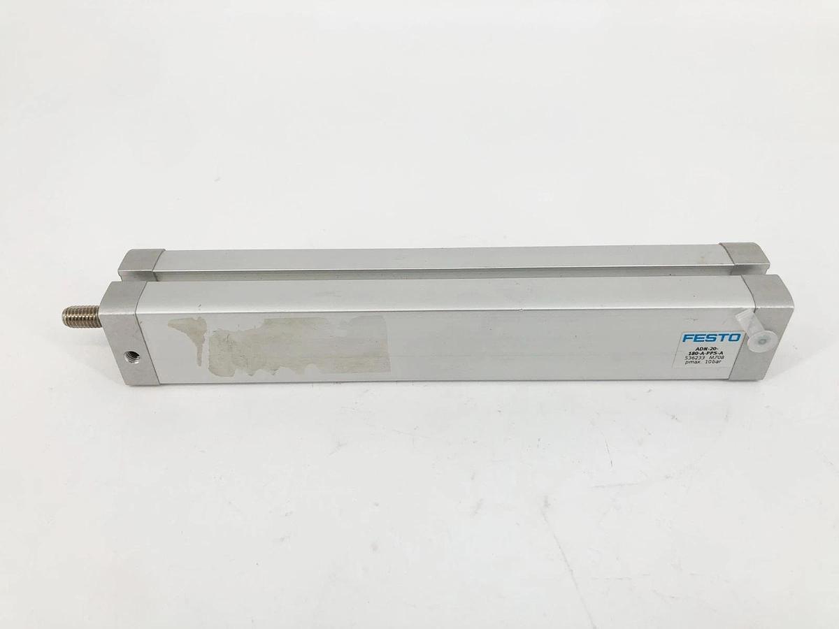 New Festo ADN-20-180-A-PPS-A Pneumatic Cylinder 10 Bar 536233