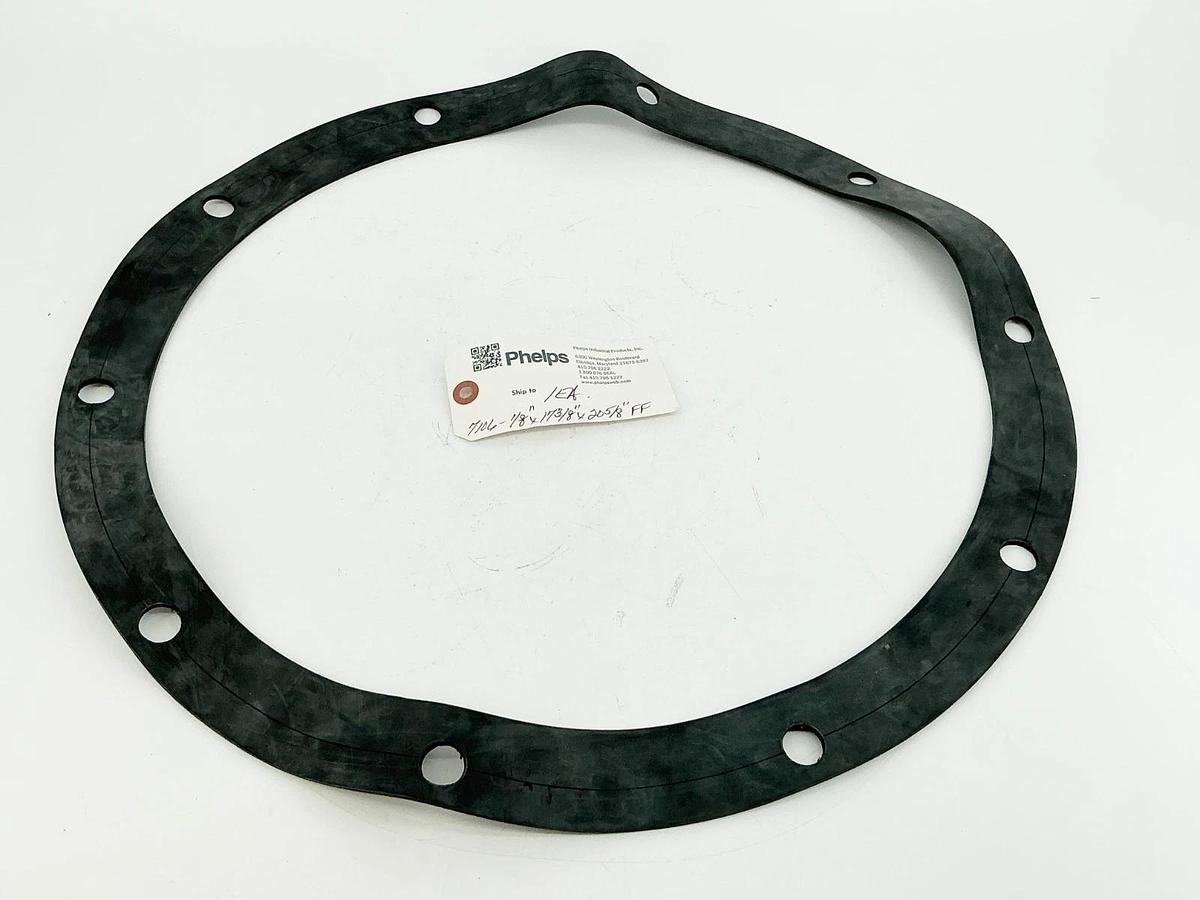 New Phelps 7106-1/8"X173/8X205/8"FF Neoprine Gasket 17-3/8X 20-5/8" 10 Hole