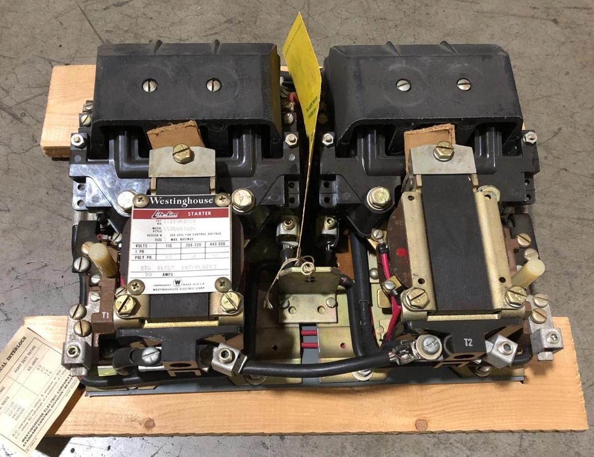 Used Westinghouse 11210K3CCNA Life-Line Starter 50 HP 110V 90A Size 3 (As Is)