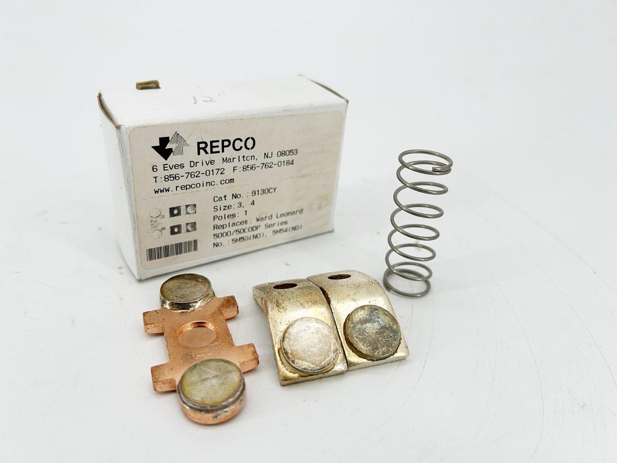 New Repco 9130CY Contact Kit Size 3-4 1P Replaces Ward Leonard 5000/50000DP