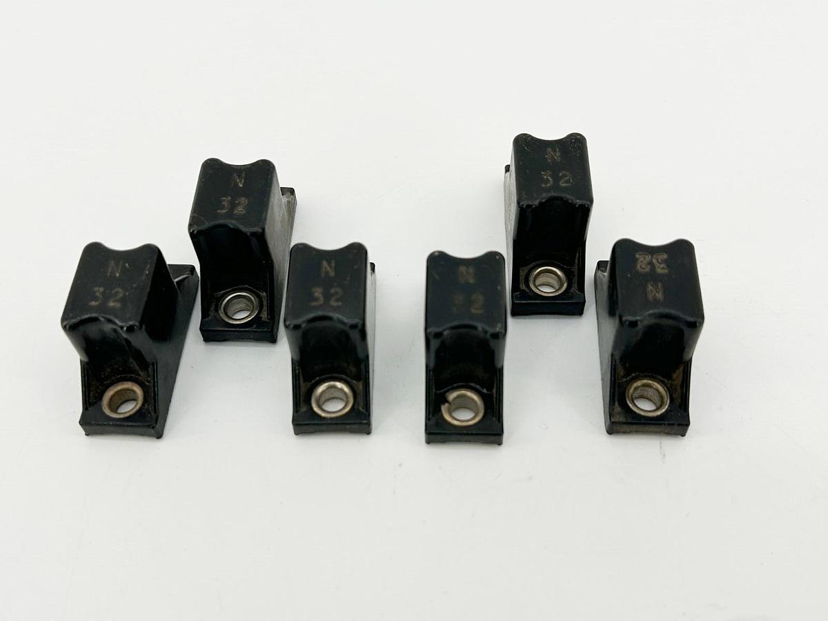 Used Lot of 6 Allen Bradley N32 Overload Relay Heater Element N Series