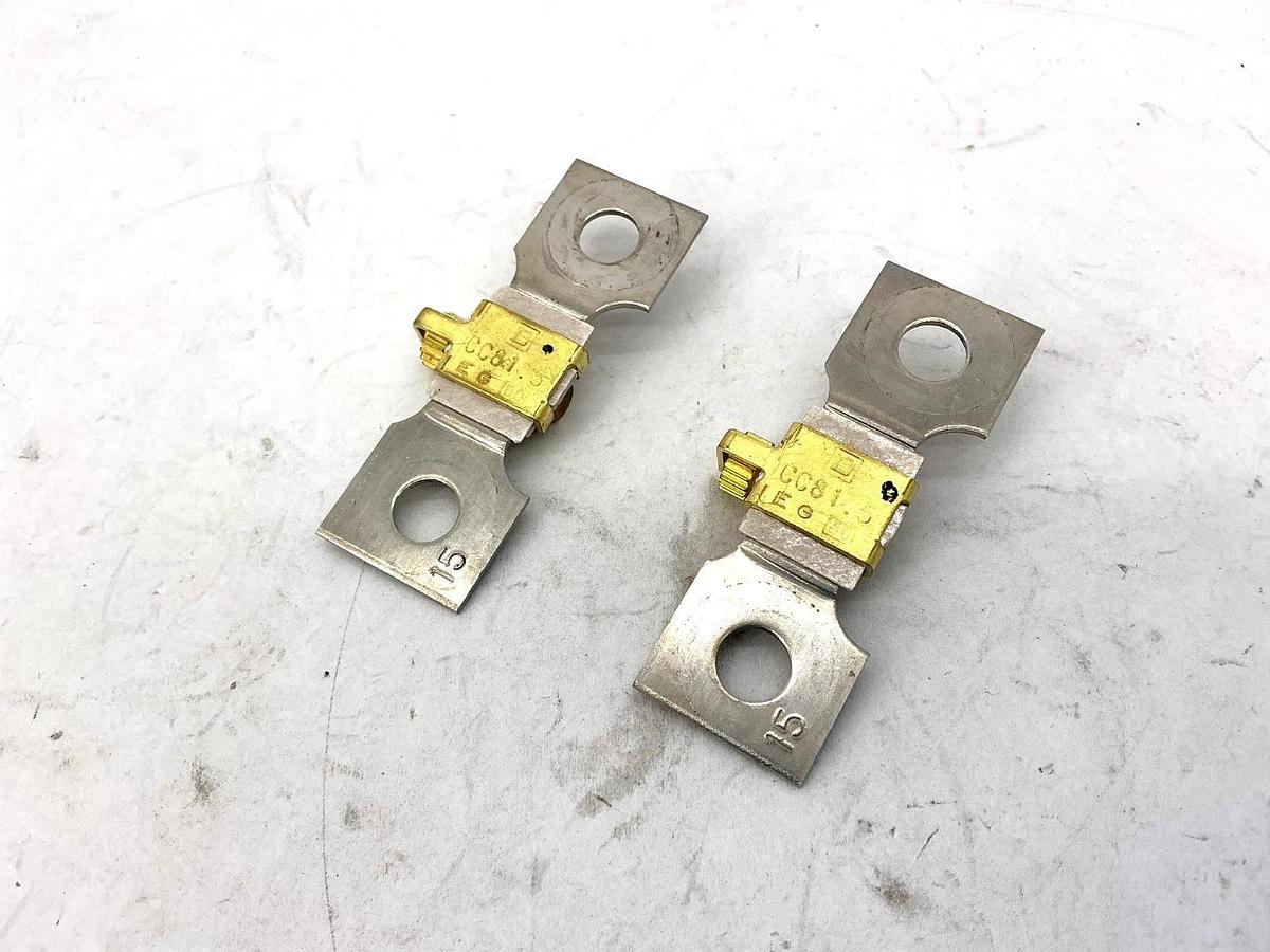 Used Lot of 2 Square D CC81.5 Overload Relay Thermal Unit