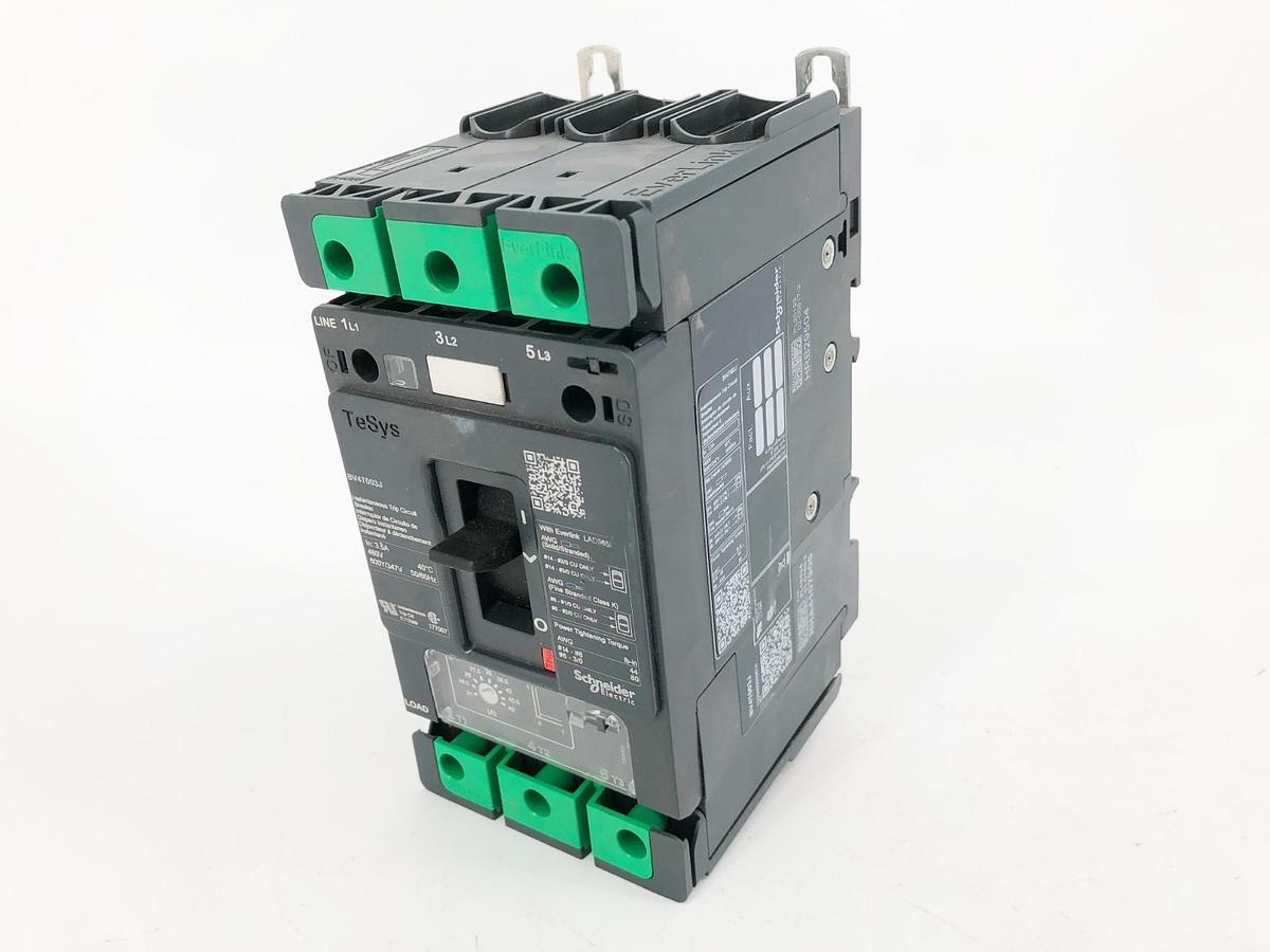 Used Schneider Electric BV4T003J Circuit Breaker 3P 3.5A 480V 600Y/347V - No Box