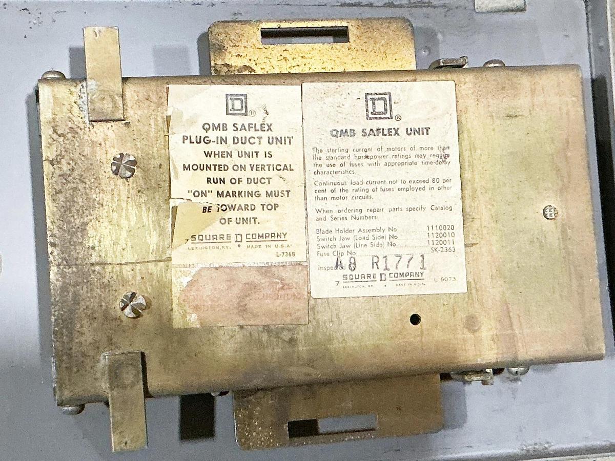 Used Square D SD-3610 Fusible Style BUS Plug 100A 600V 3PH