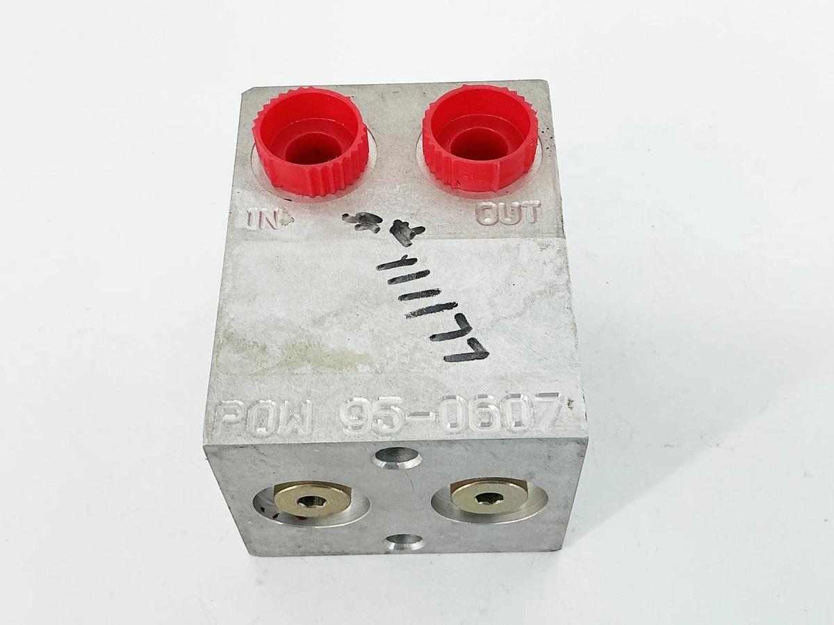 Used POW 95-0607 Valve Manifold 5 Port