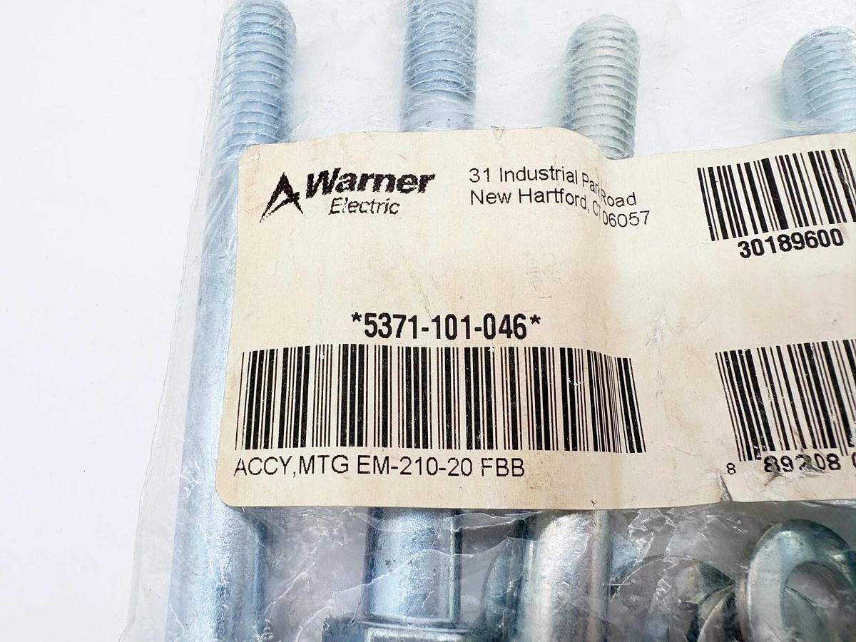 New Warner Electric 5371-101-046 Bolt Kit MTG EM-210-20 FBB