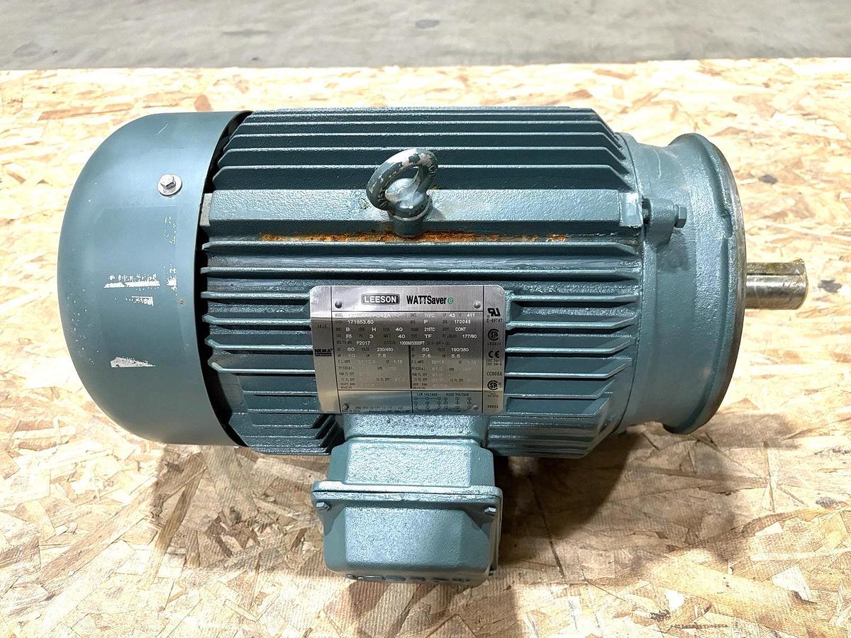 New Leeson C215T17FC42A 10HP TEFC Motor 230/460V 1800RPM 215TC Frame 171853.60