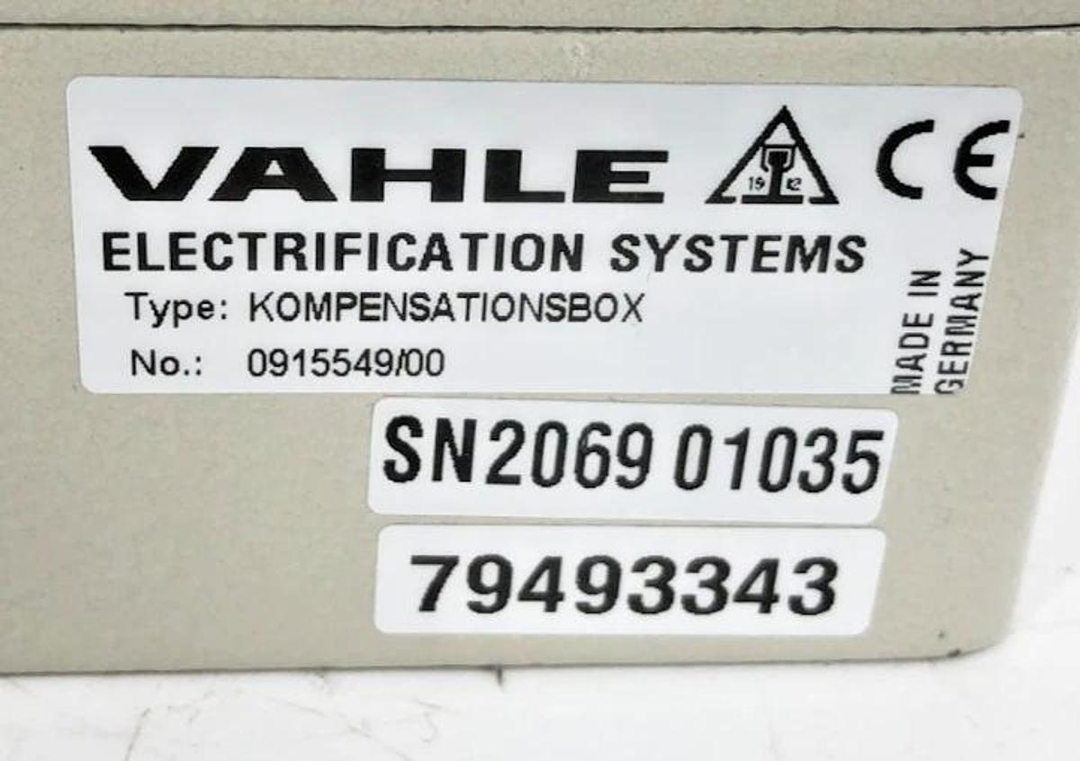New Vahle 0915549/00 Kompensationsbox 79493343 - No Box