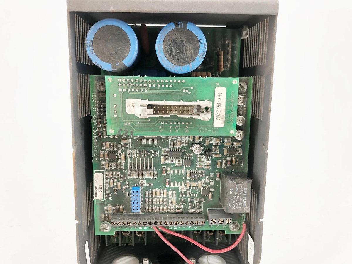 Used AC Tech M1510B Inverter Drive 1HP 480/590V Input 0-460/575V Out (For Parts Only)