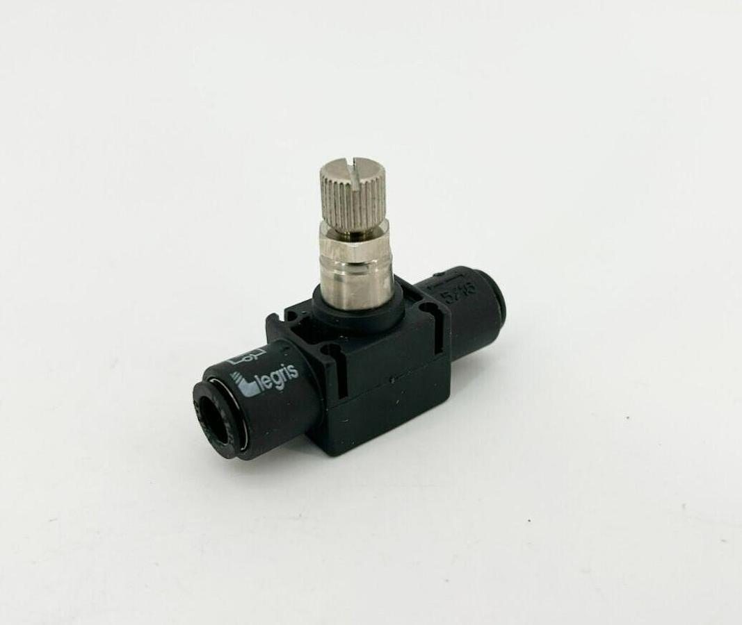 New Lawson Legris 62251 Flow Control Union, 5/16" (8mm) Tube OD, 145psi