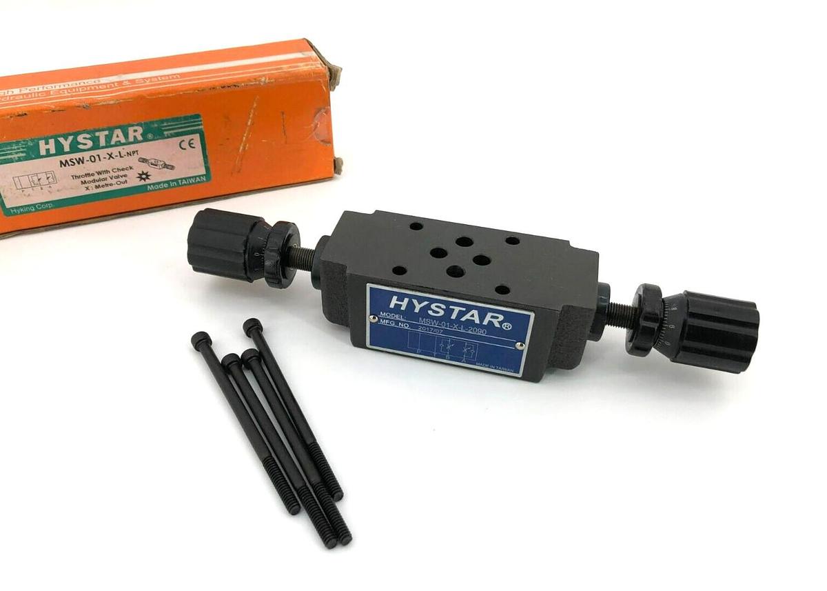 New Hystar MSW-01-X-L-NPT Throttle Modular Valve
