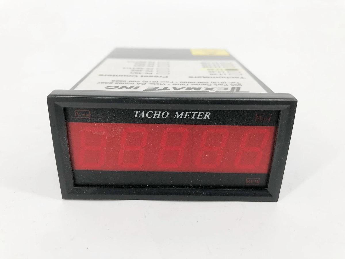 New Texmate LT-50 Tachometer 5-Digit 110/120VAC