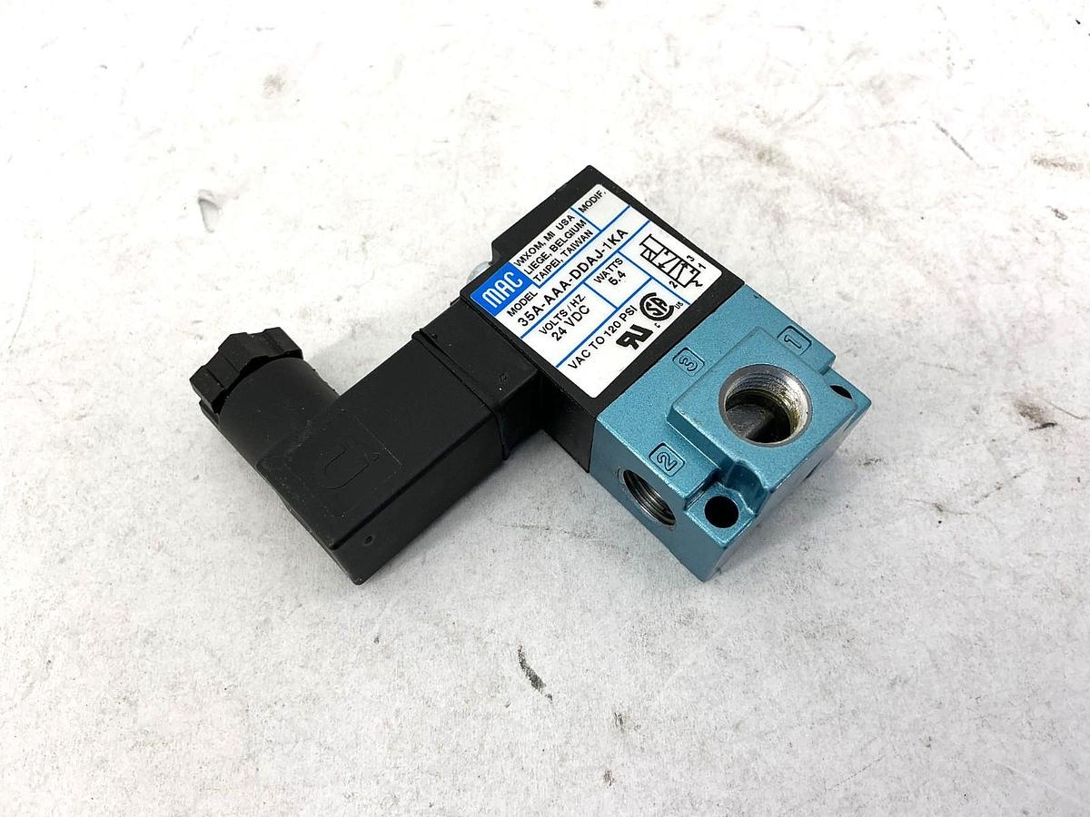 New MAC Valves 35A-AAA-DDAJ-1KA Solenoid Valve 24VDC 3-Way - No Box