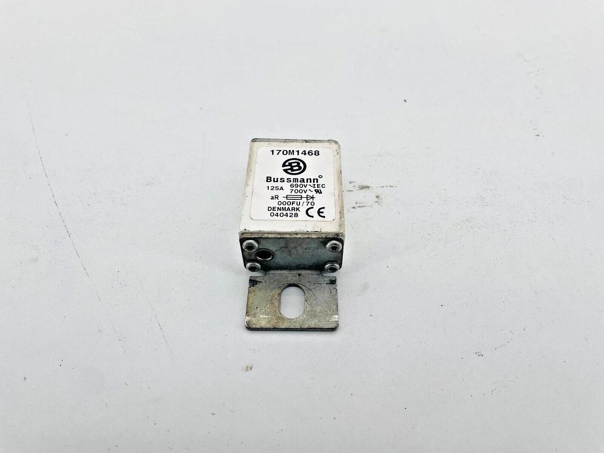 Used Bussmann 170M1468 Square Body Fuse 125A