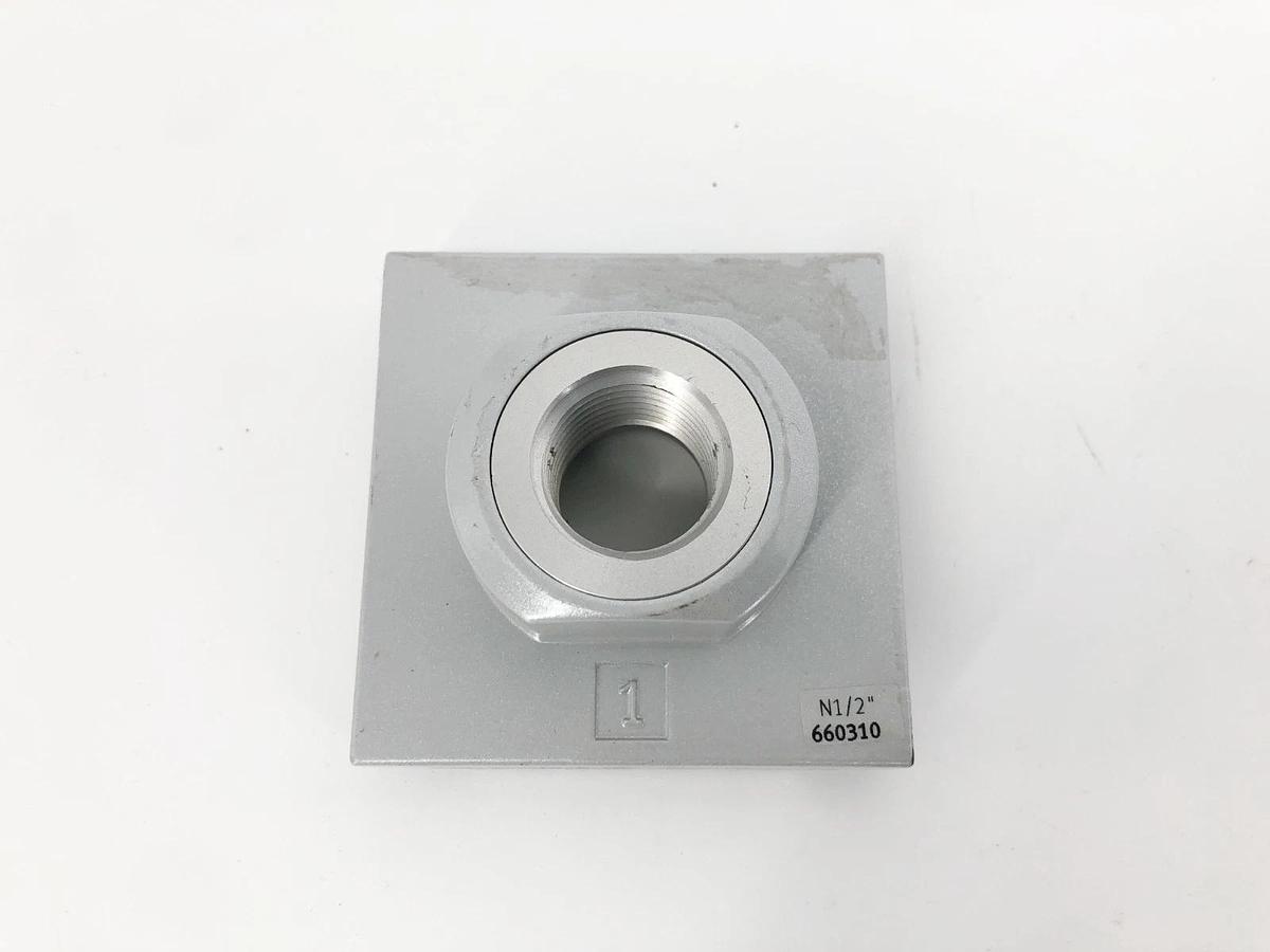 Lot of 2 New Festo 660310 Endplates N1/2" - No Box