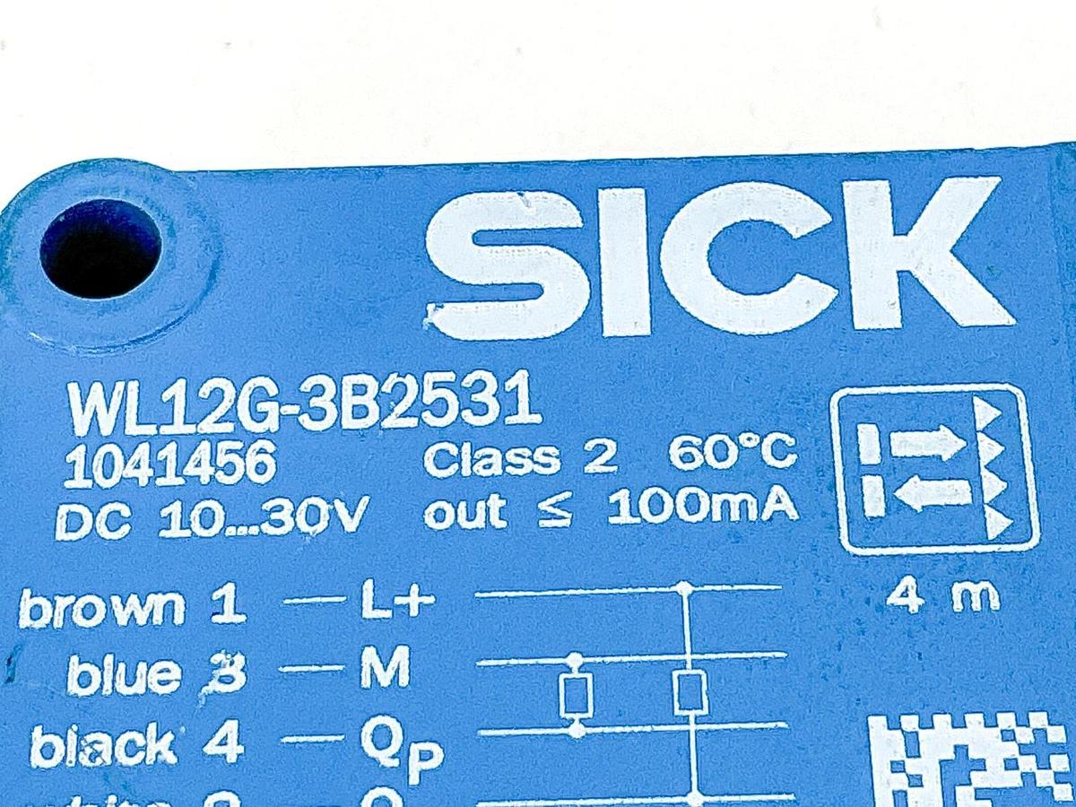 New Sick WL12G-3B2531 Photoelectric Sensor 10-30V Class 2 1041456 - No Box