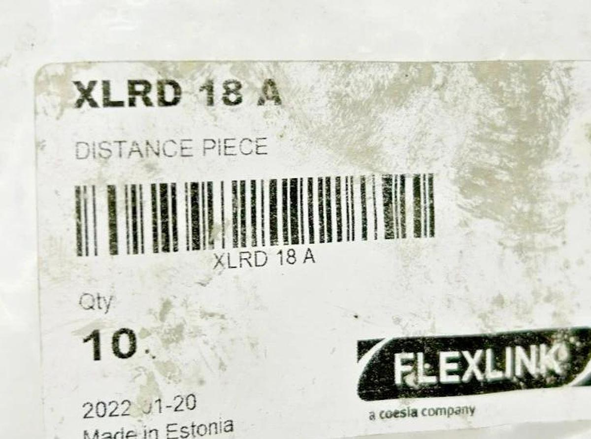 Lot of 10 New FlexLink XLRD 18 A Distance Pieces