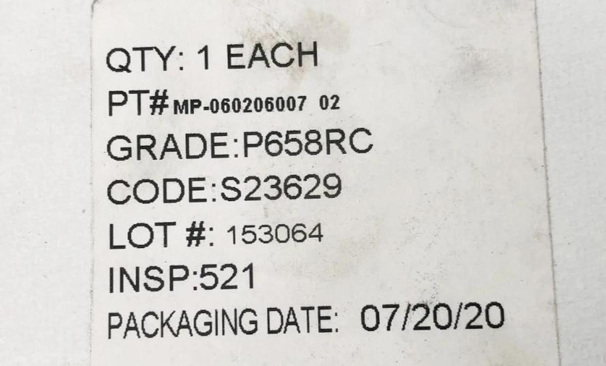 New SPX Waukesha MP-060206007 Carbon Outer Seal P658RC