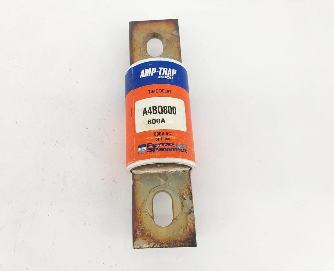 Used Ferraz Shawmut A4BQ800 Amp-Trap 2000 Time Delay Fuse 800A 600V Class L