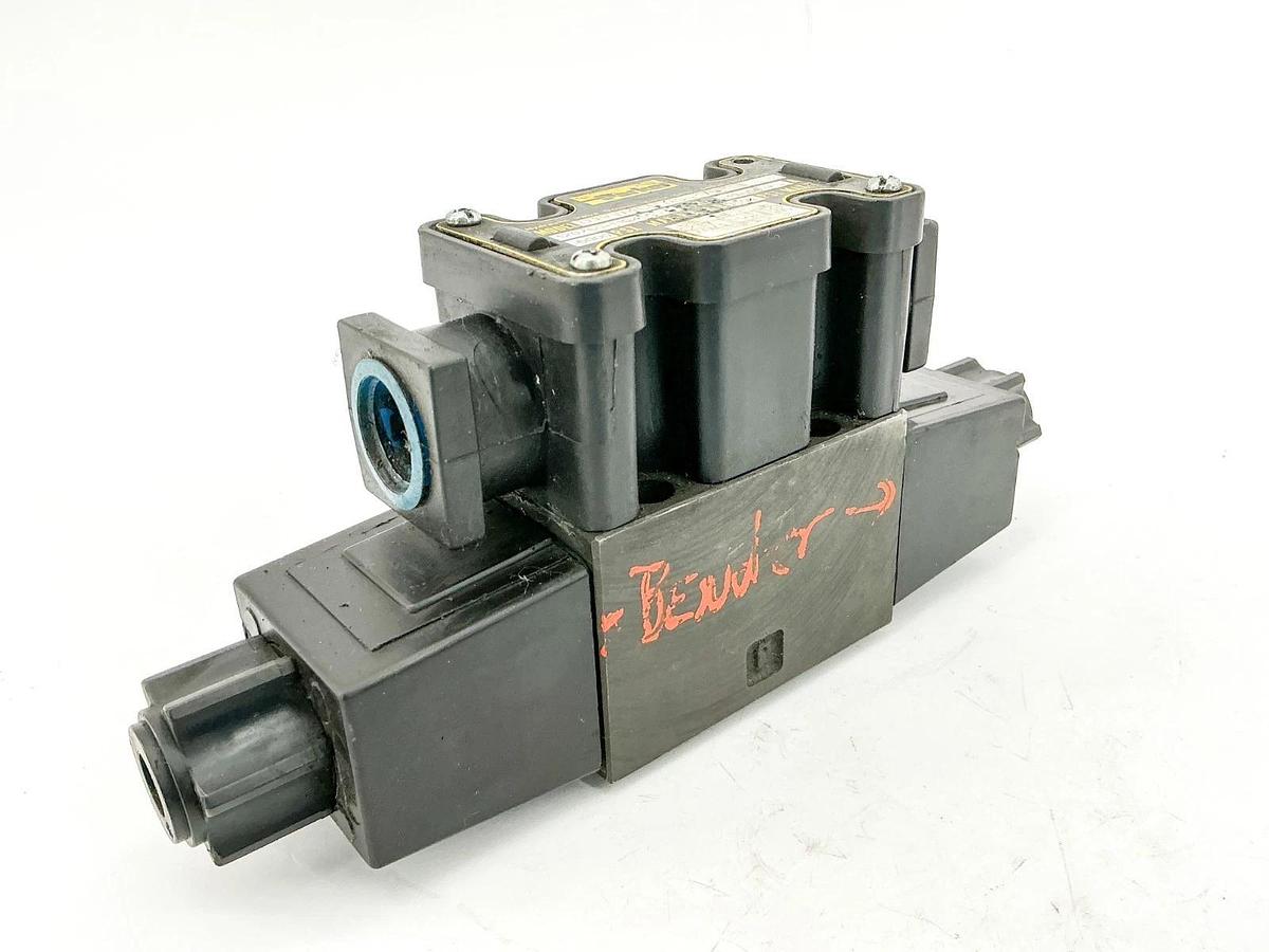 Used Parker D1VW4CNYC-70 Solenoid Valve 5000PSI ,58A 110/120V
