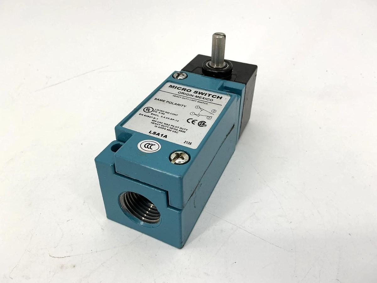 New Micro Switch LSA1A Heavy Duty Limit Switch Same Polarity 10A 600VAC - No Box