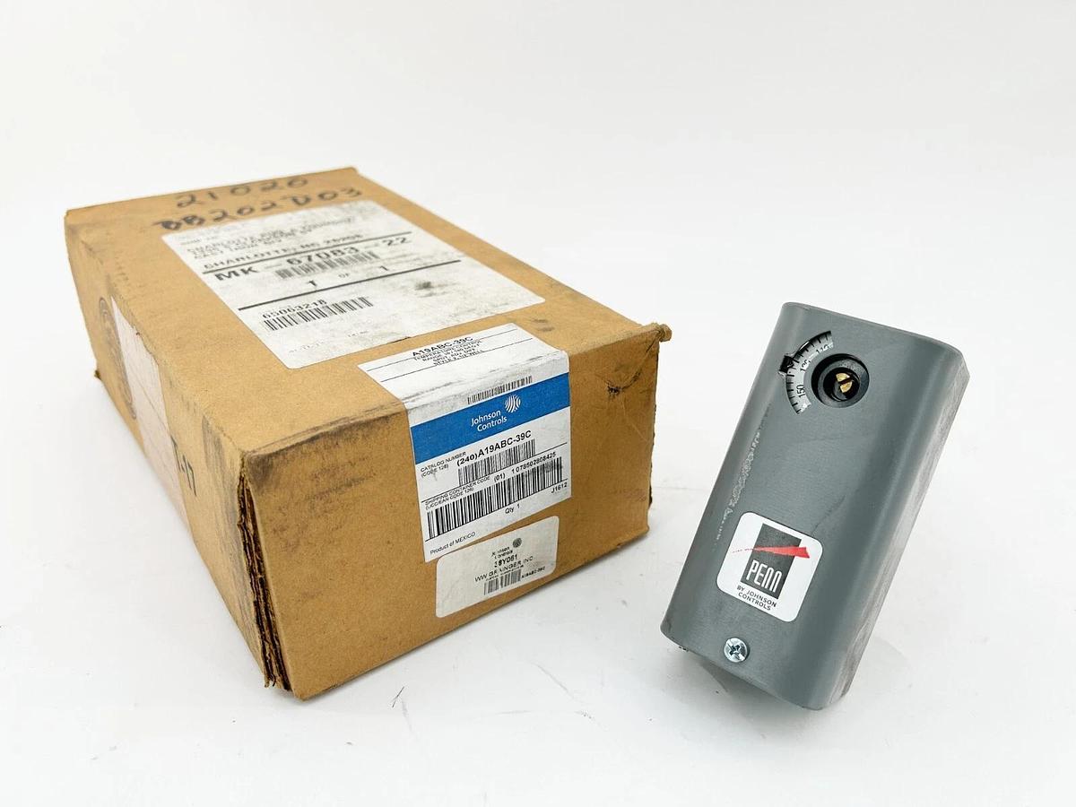 New Johnson Controls A19ABC-39C Temperature Control 180Deg Style 2 1/2"