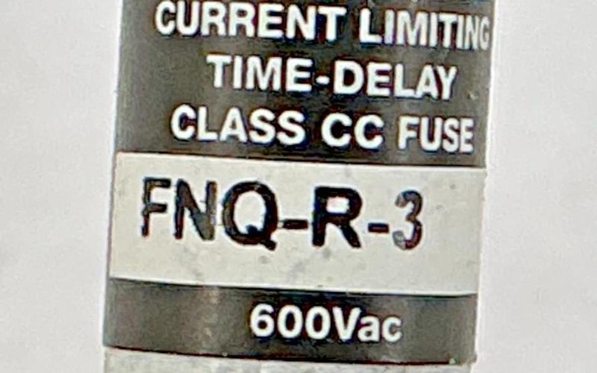 New Bussmann FNQ-R-3 Limitron Current-Limiting Class CC Fuse 3A 600V Box of 10