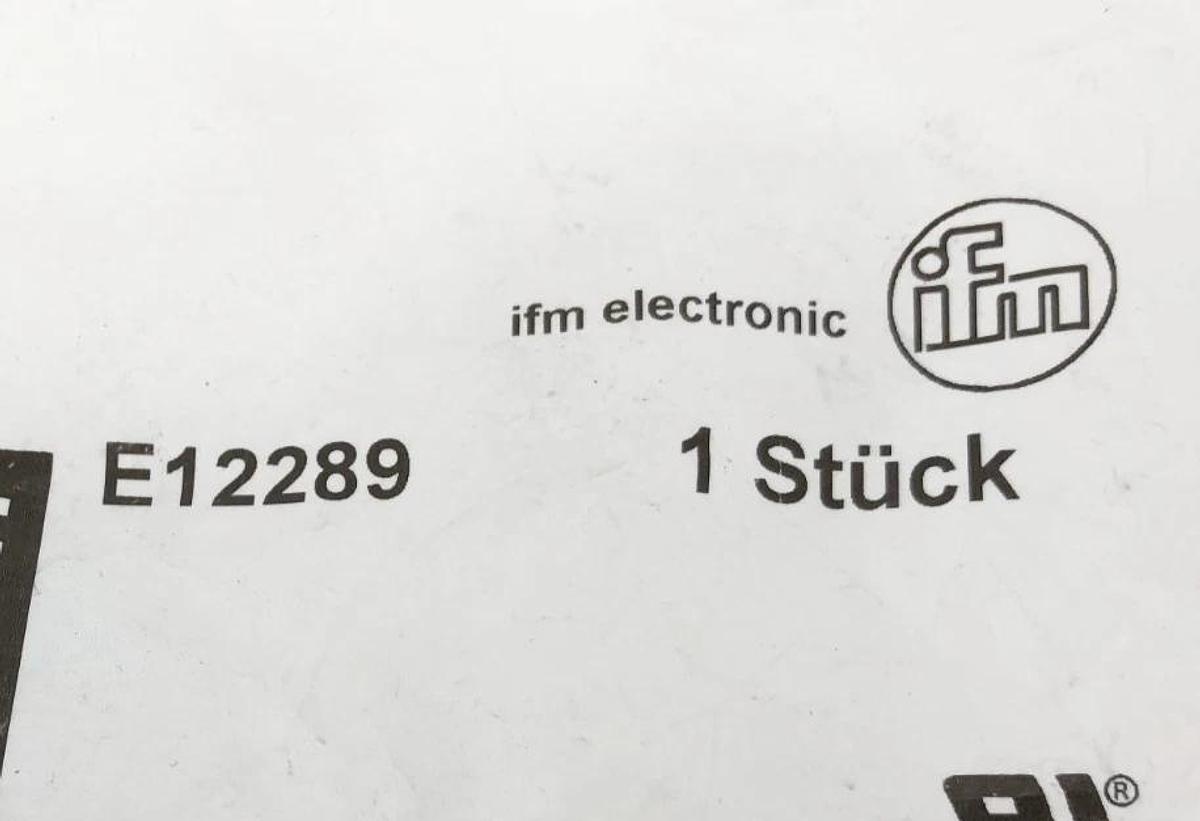 New IFM Efector E12289 Wireable Male Connector 4-Pin 4A 250VAC/DC