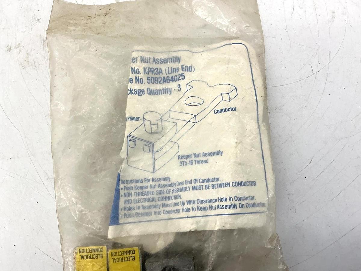 New Westinghouse KPR3A Ser C Keeper Nut Assembly Circuit Breaker Accessory