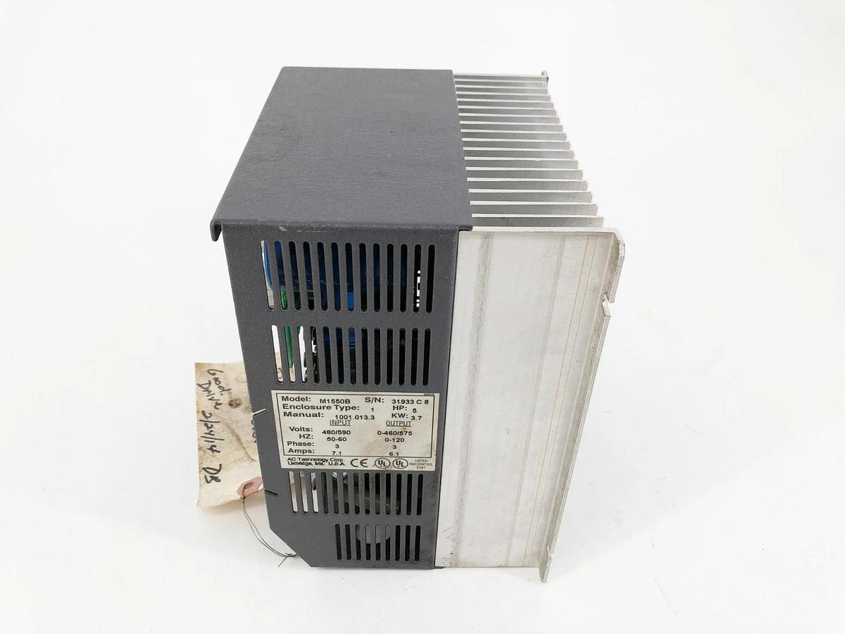 Used AC Tech M1550B Variable Frequency Drive 5HP 5.7 kW 480/590V (For Parts Only)