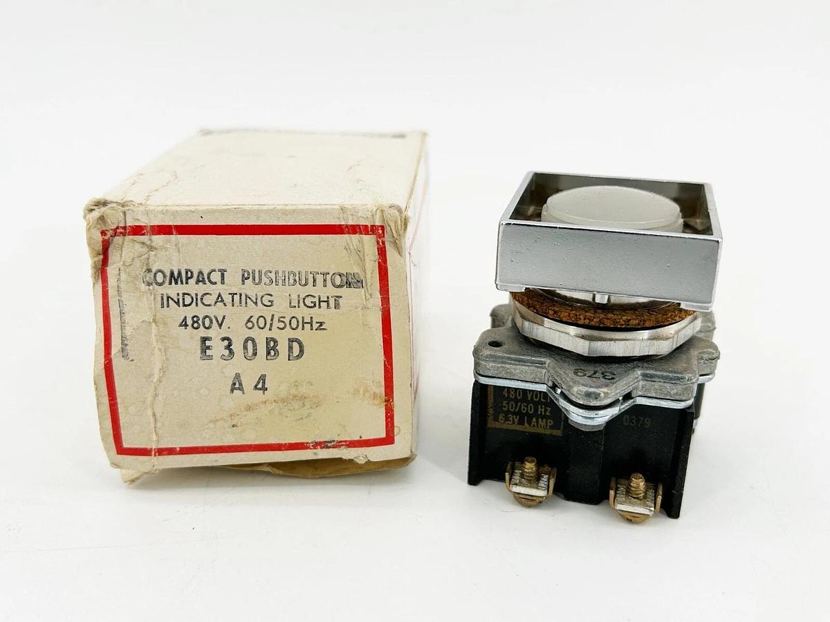 New Cutler Hammer E30BD Pilot Light Unit 1F Lens 480V XFR