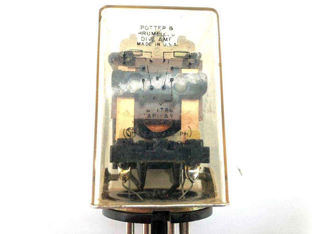 New Potter & Brumfield KA-4786 Relay 120V KAP11AY (Cosmetic Damage)