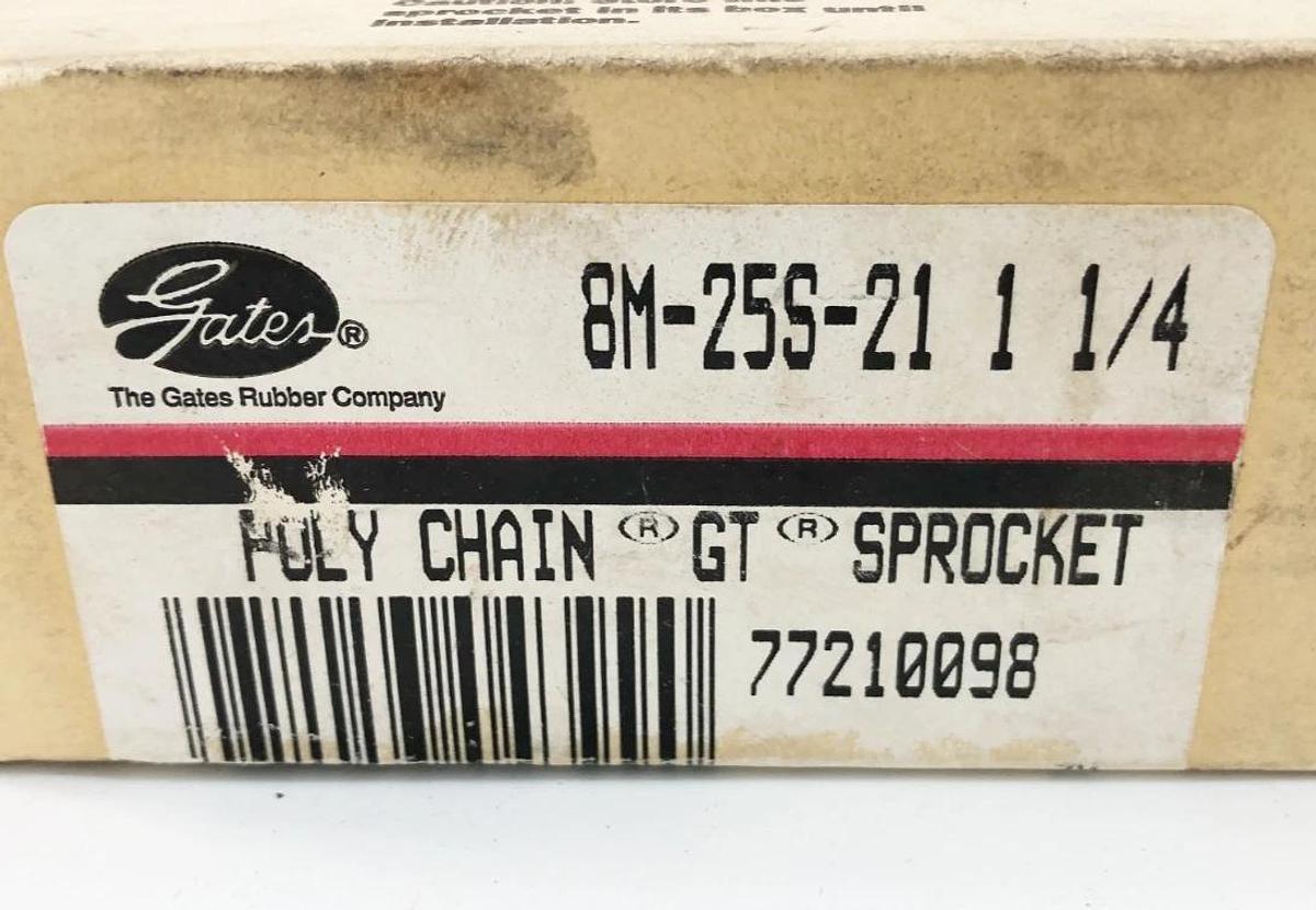 New Gates 8M-25S-21 1 1/4 Poly Chain GT Sprocket 77210098
