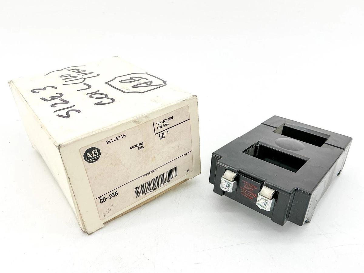 New Allen Bradley CD236 Operating Coil 115-120V Size 3 100A