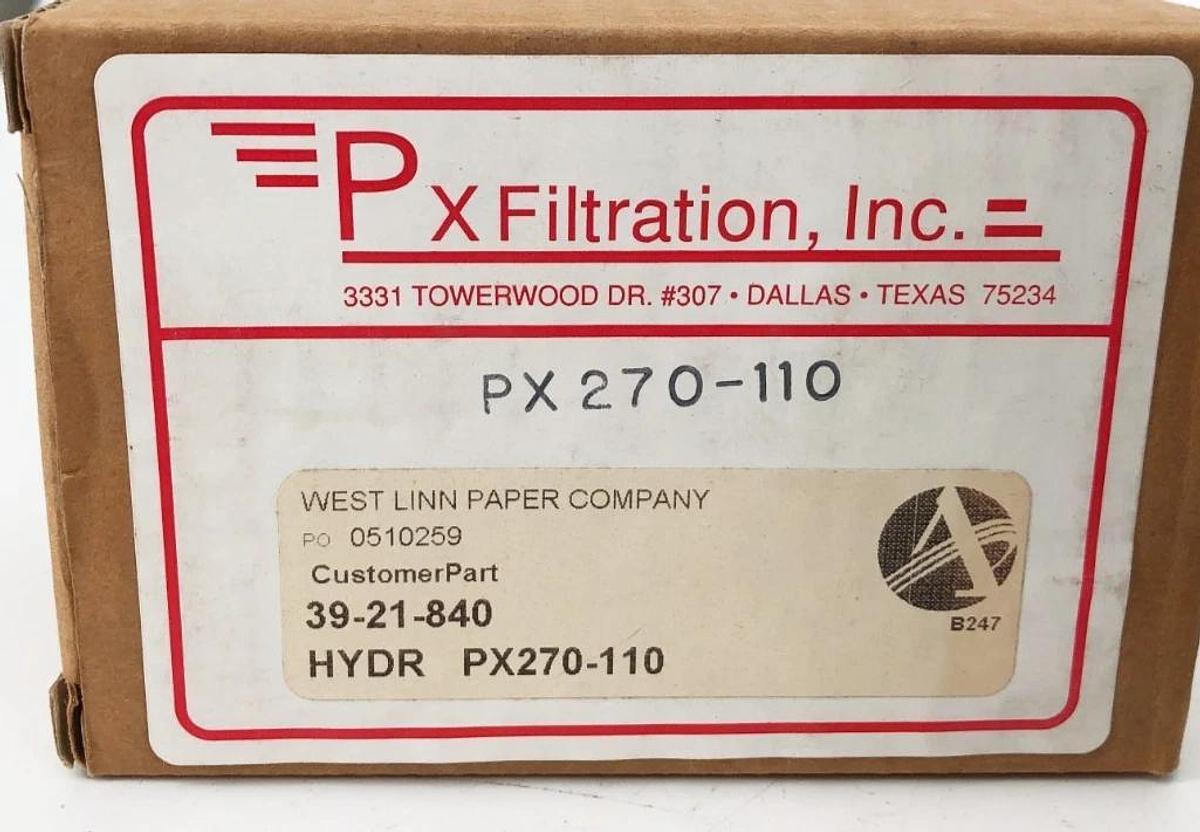 New PX Filtration PX-270-110 Filter Comparable to FLUITEK FSN-0460-02