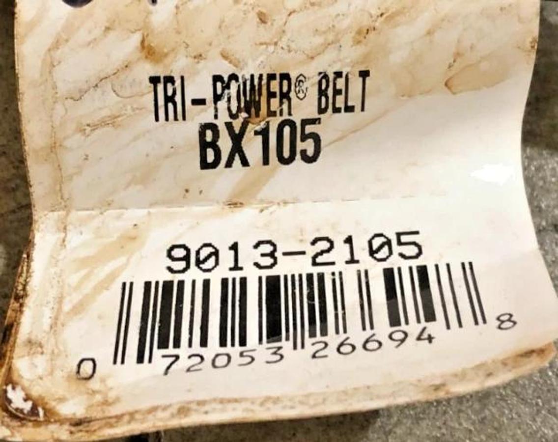 New Gates BX105 Tri-Power Belt 9013-2105 - No Box