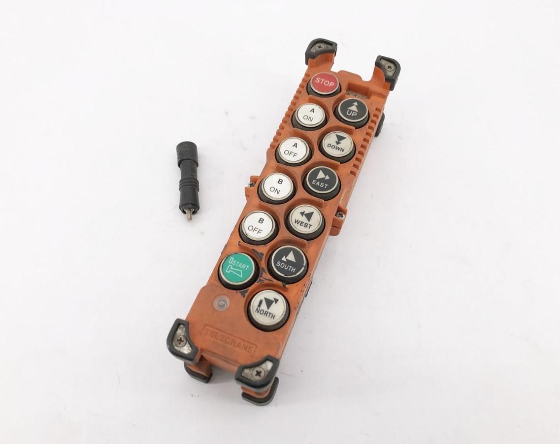 Used Telecrane F21DN1-TRX Radio Remote Controller Channel: 356 (For Parts Only)