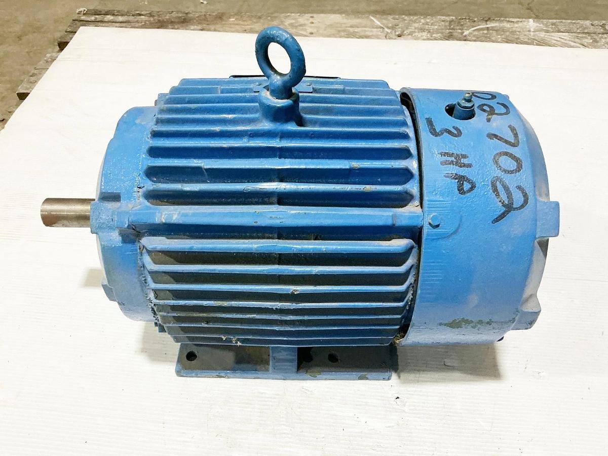 Used Reliance P18C3345C RC Electric Motor 3HP 575V 3520RPM 7.3A 182T